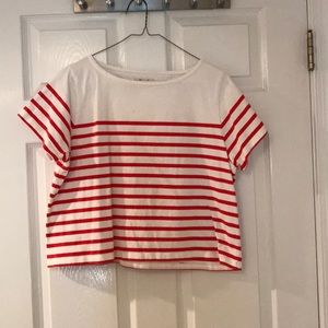 Madewell cropped tee